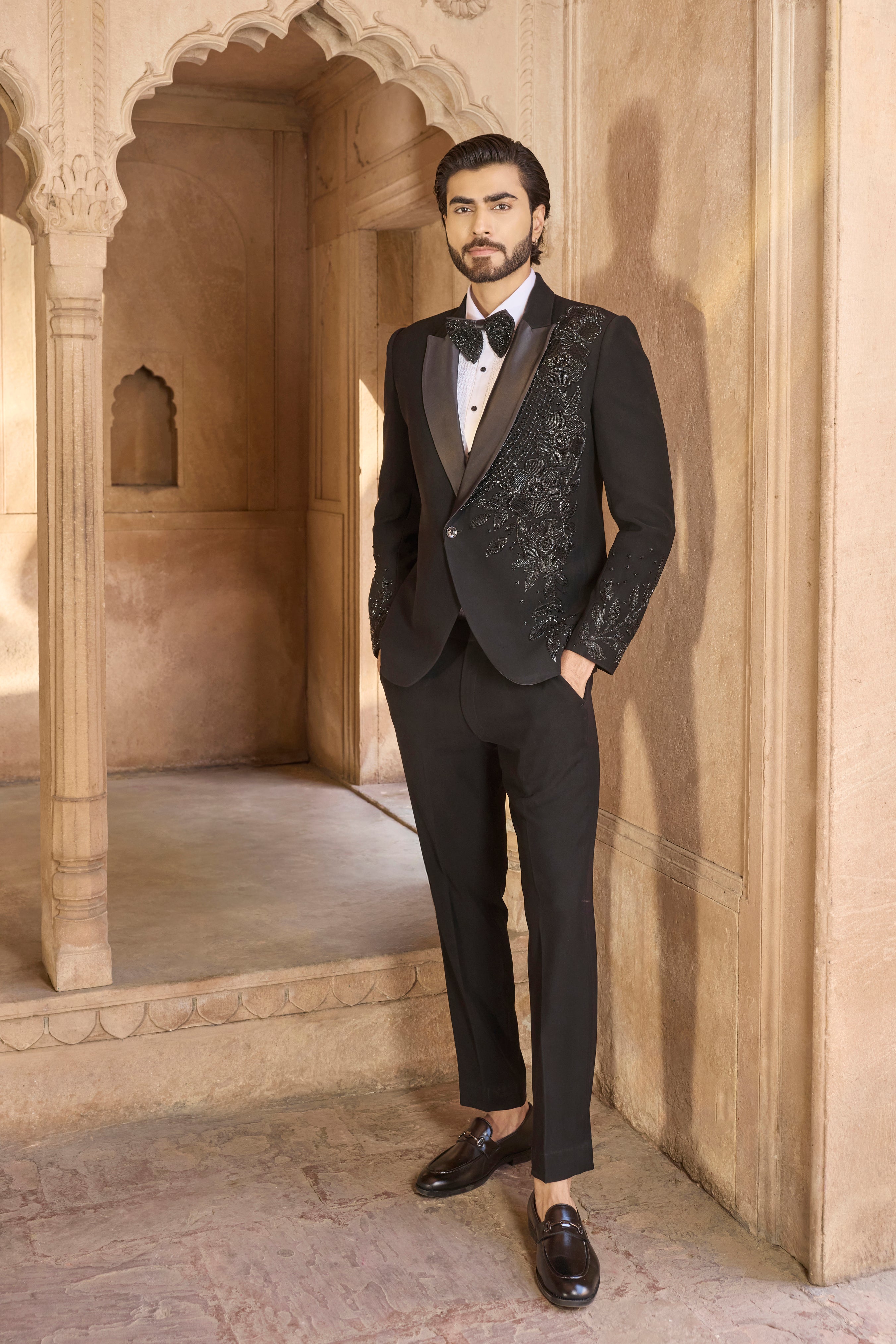 Raas “Nisha Vistaar” 3D Floral Tuxedo