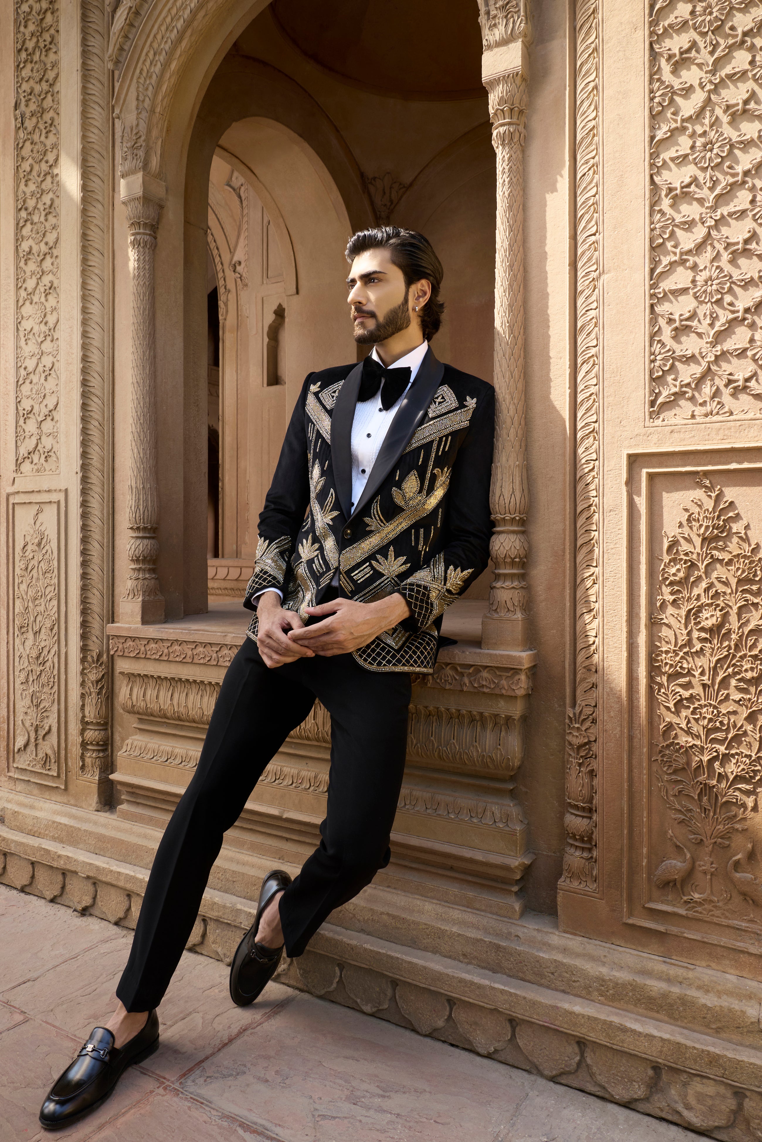 Raas “Raj Natraj” Black Velvet Tuxedo