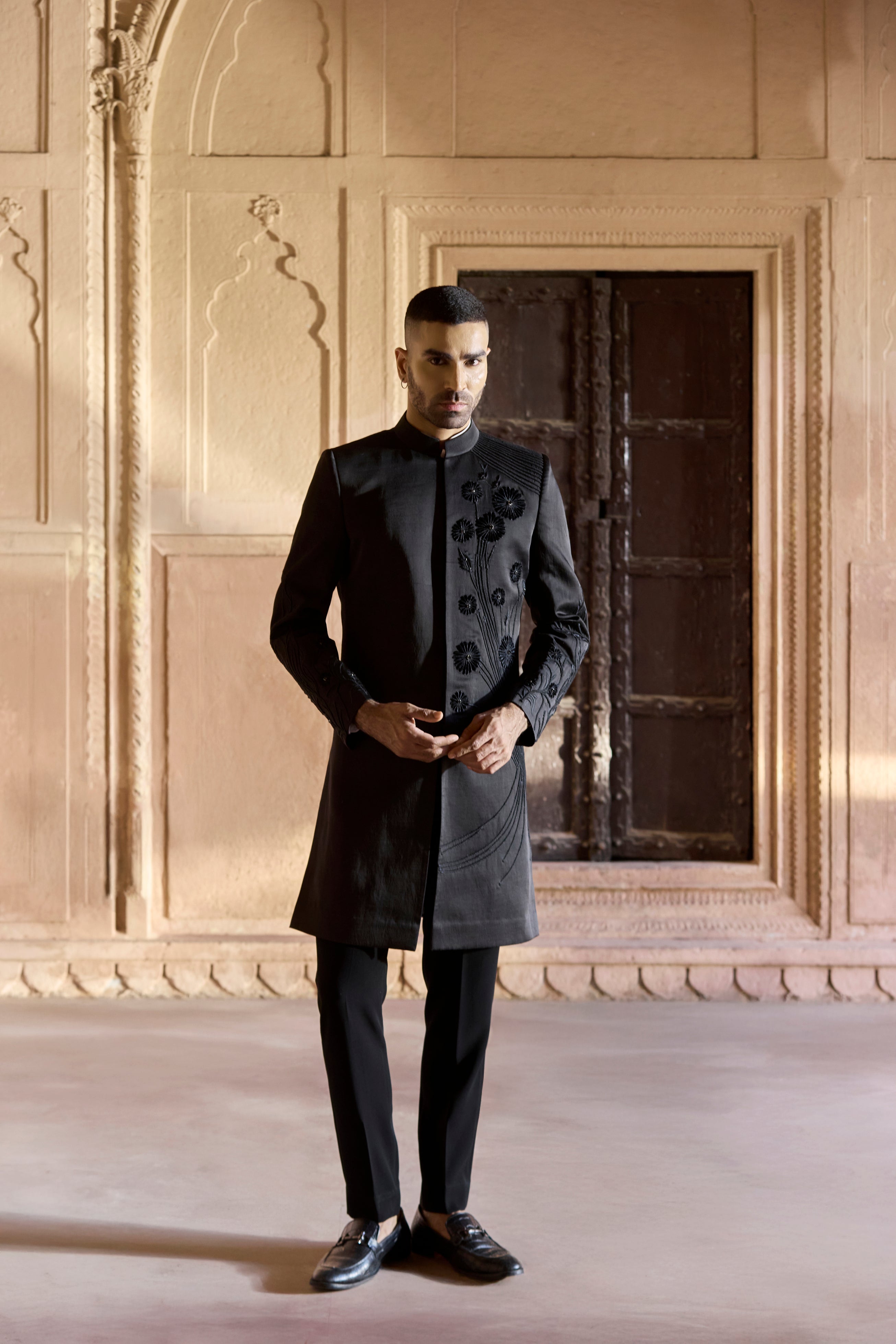 Raas “Krishna-Shyam Pravah” Black Indo-Western