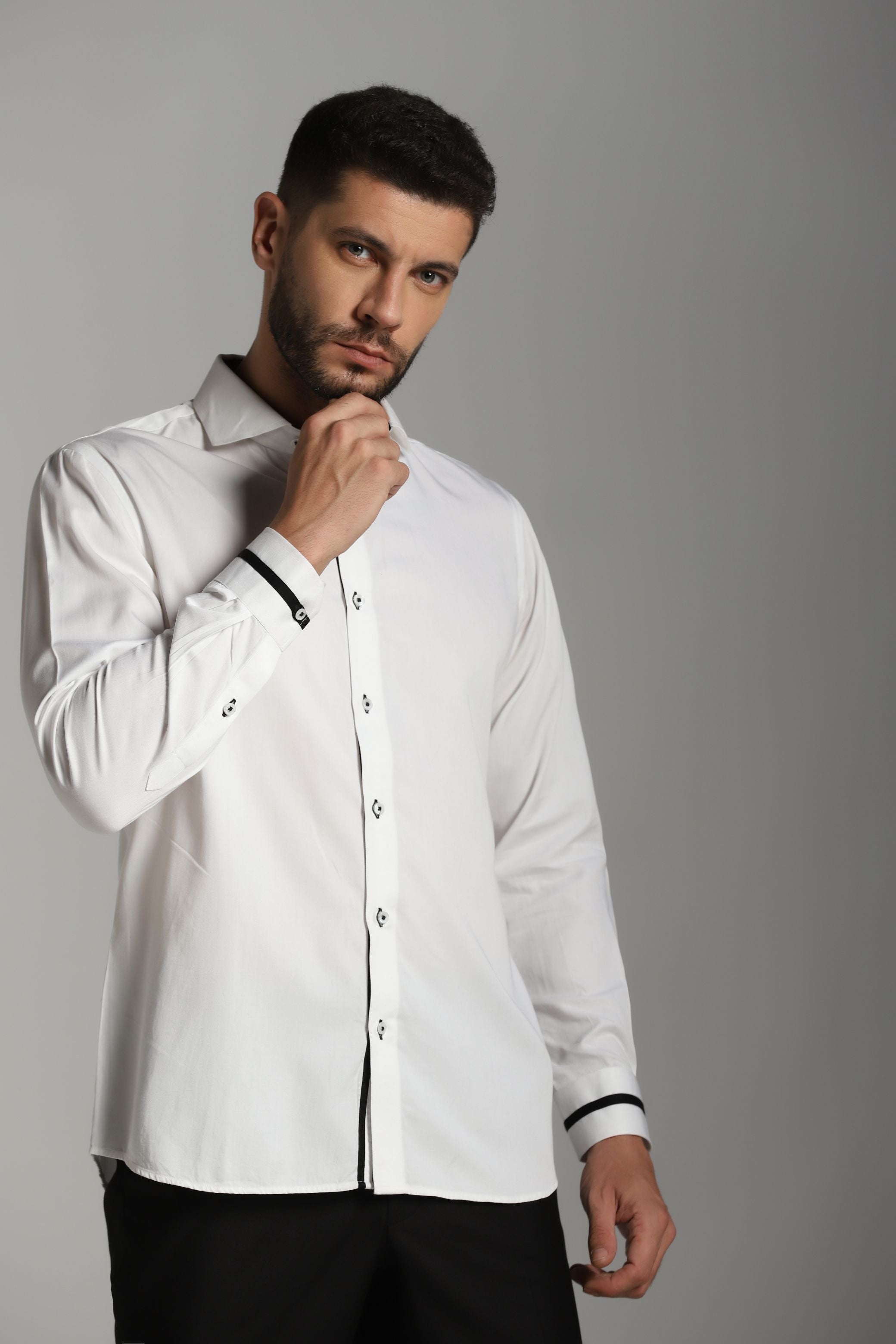 Monochrome Elegance Shirt