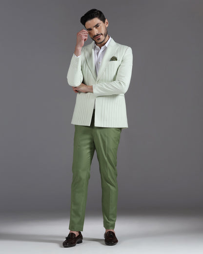 Mint & Olive Pintuck Fusion Suit