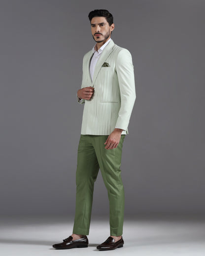 Mint & Olive Pintuck Fusion Suit