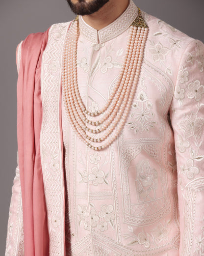 Blush of Elegance Sherwani