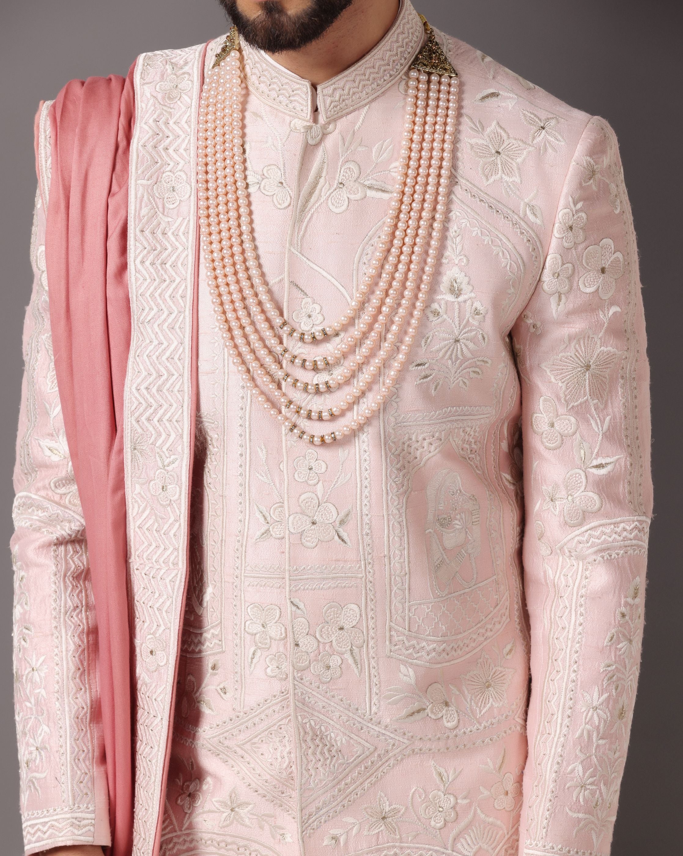 Blush of Elegance Sherwani