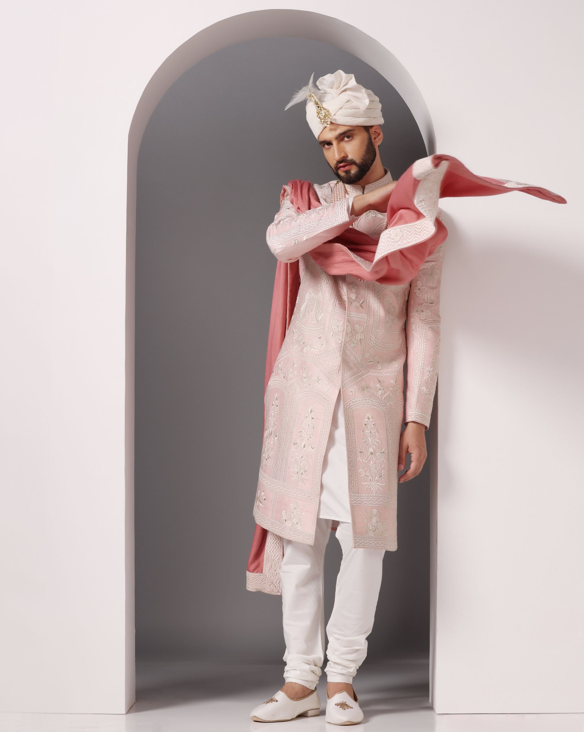 Blush of Elegance Sherwani