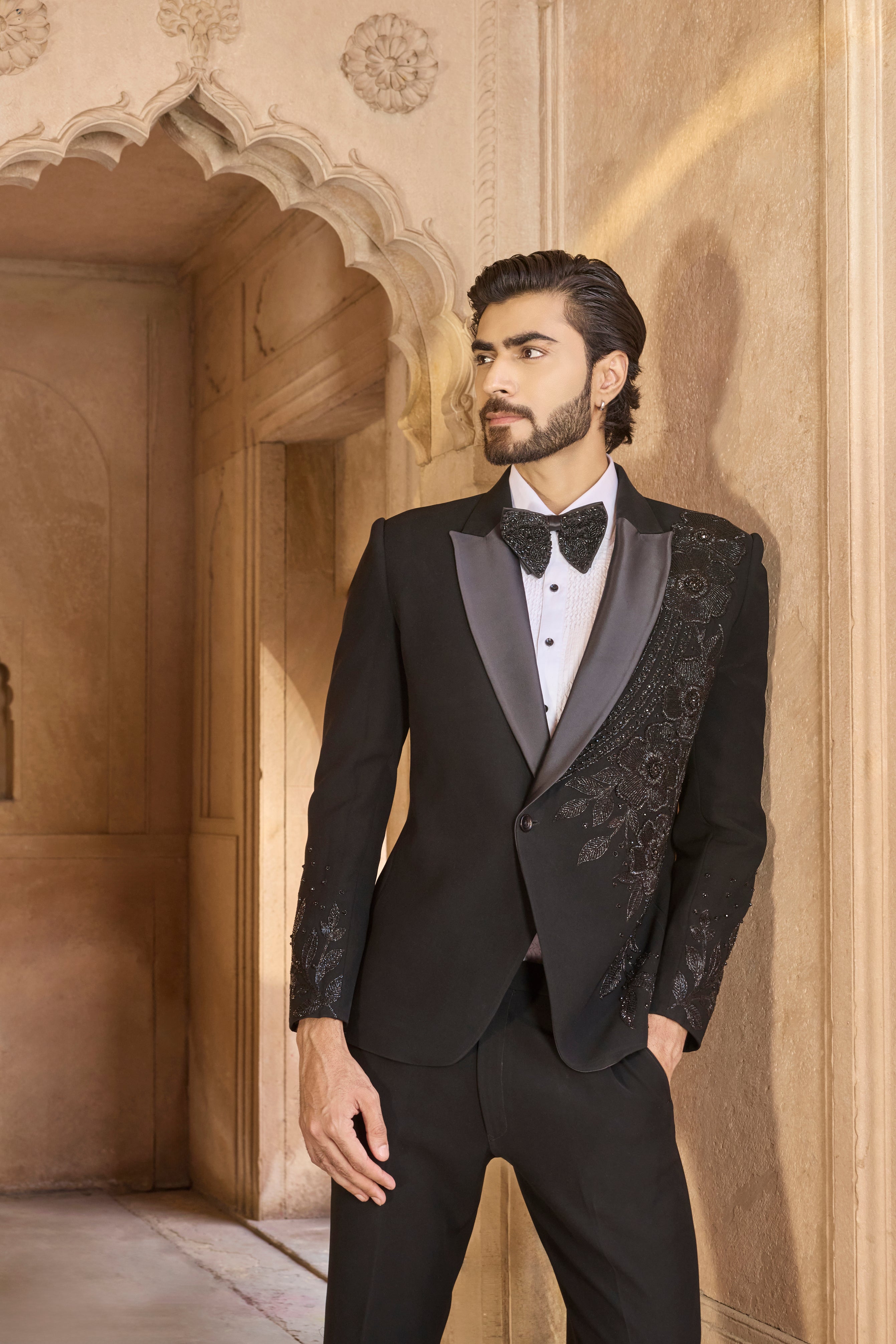 Raas “Nisha Vistaar” 3D Floral Tuxedo