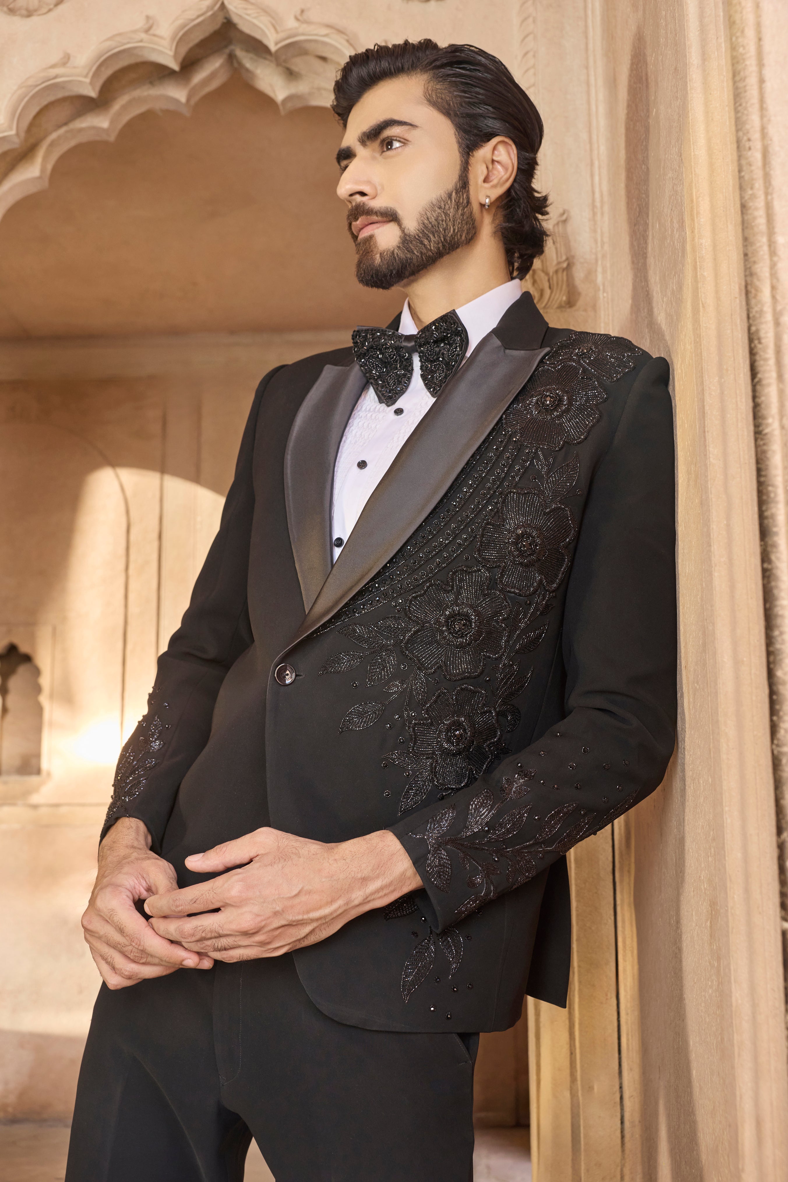 Raas “Nisha Vistaar” 3D Floral Tuxedo