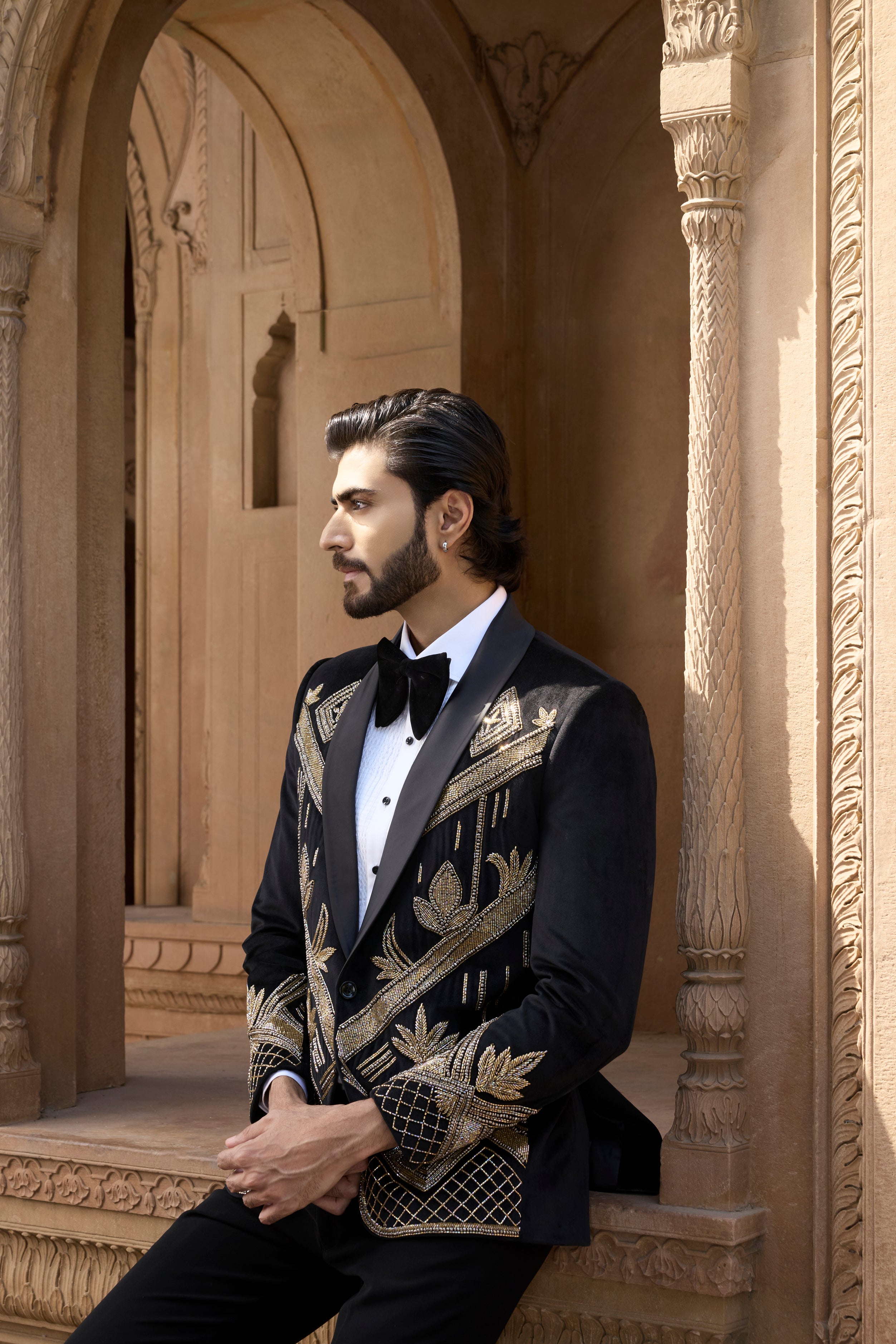 Raas “Raj Natraj” Black Velvet Tuxedo
