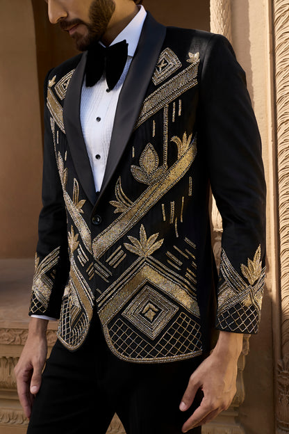 Raas “Raj Natraj” Black Velvet Tuxedo