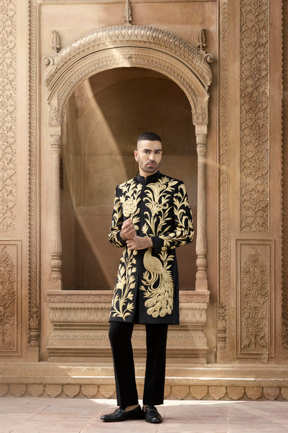 Raas “Tandav Noor” Black Velvet Indo-Western