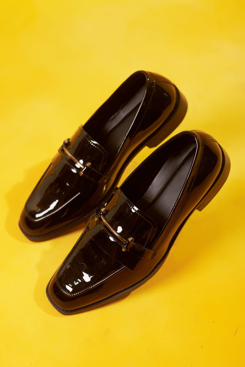 Patent Black Loafers