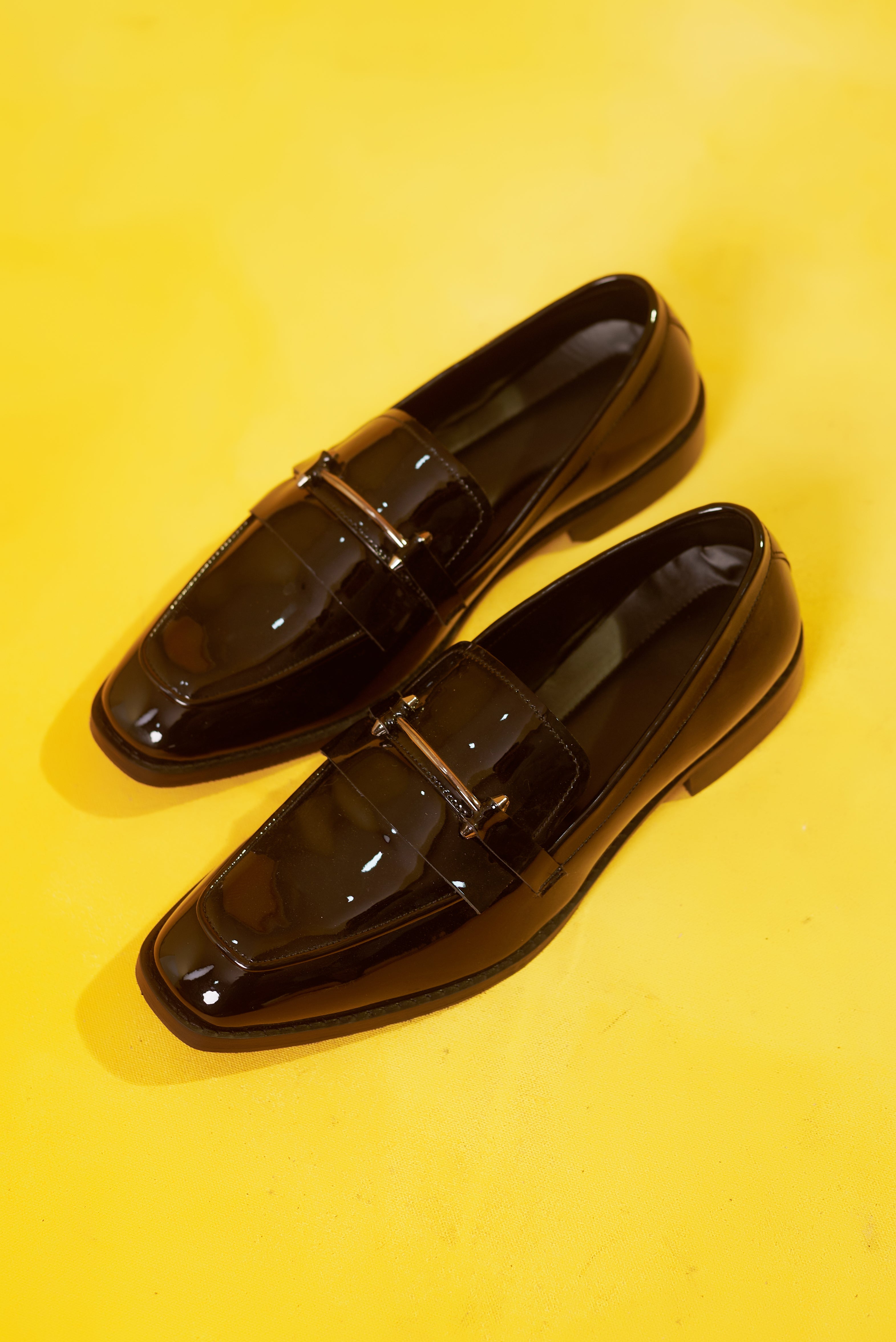 Patent Black Loafers