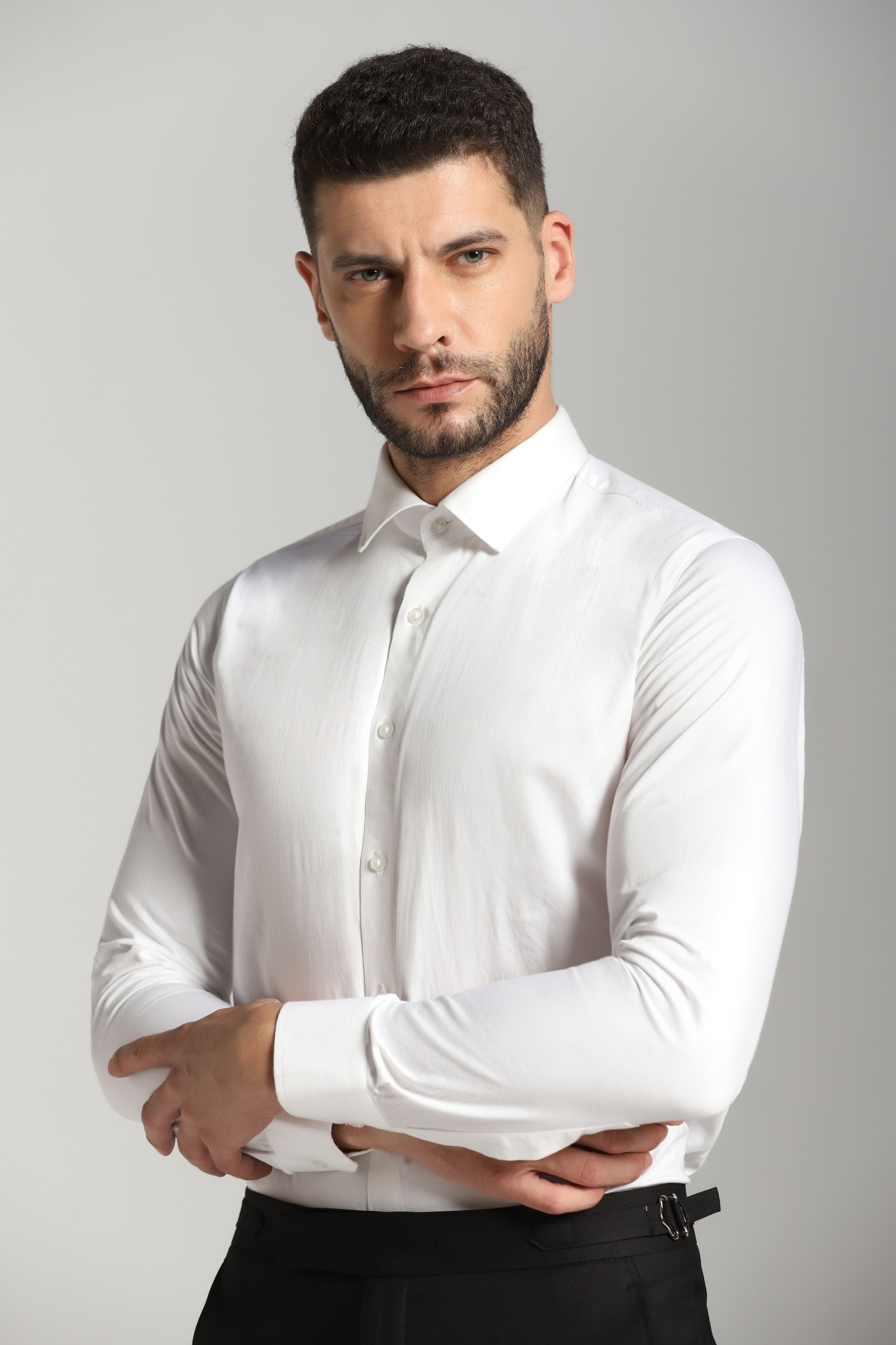 Plain White Formal Shirt